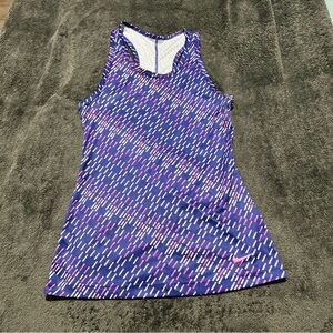 Nike Dri-Fit Girl’s Slim Fit Racerback Tank Top  Multicolor Size Medium